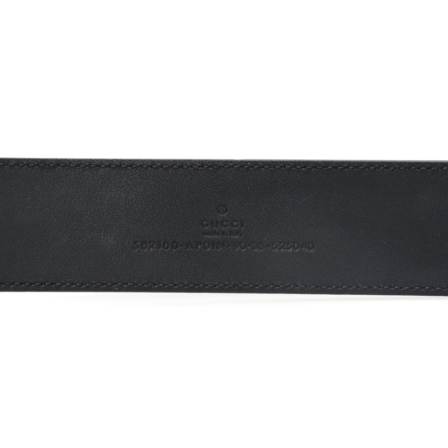 Gucci Calfskin Crystal Double G 40mm Belt 90 36 Black 3 of 5