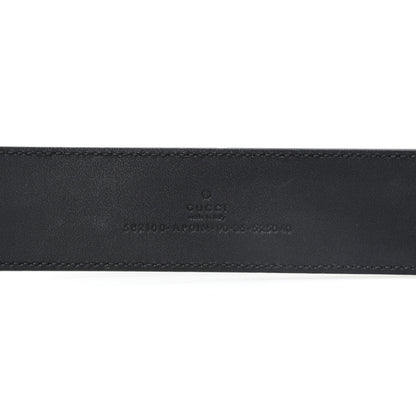 Gucci Calfskin Crystal Double G 40mm Belt 90 36 Black 3 of 5
