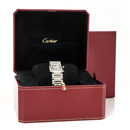 Cartier Stainless Steel 25mm Must de Cartier Tank Quartz Watch 5 of 5