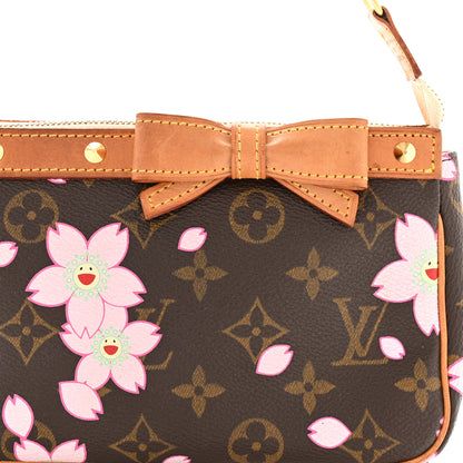 Louis Vuitton Monogram Cherry Blossom Pochette Accessories Brown 7 of 9