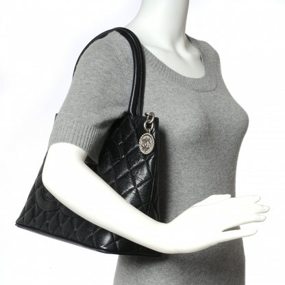 Chanel Caviar Medallion Tote Black 2 of 8