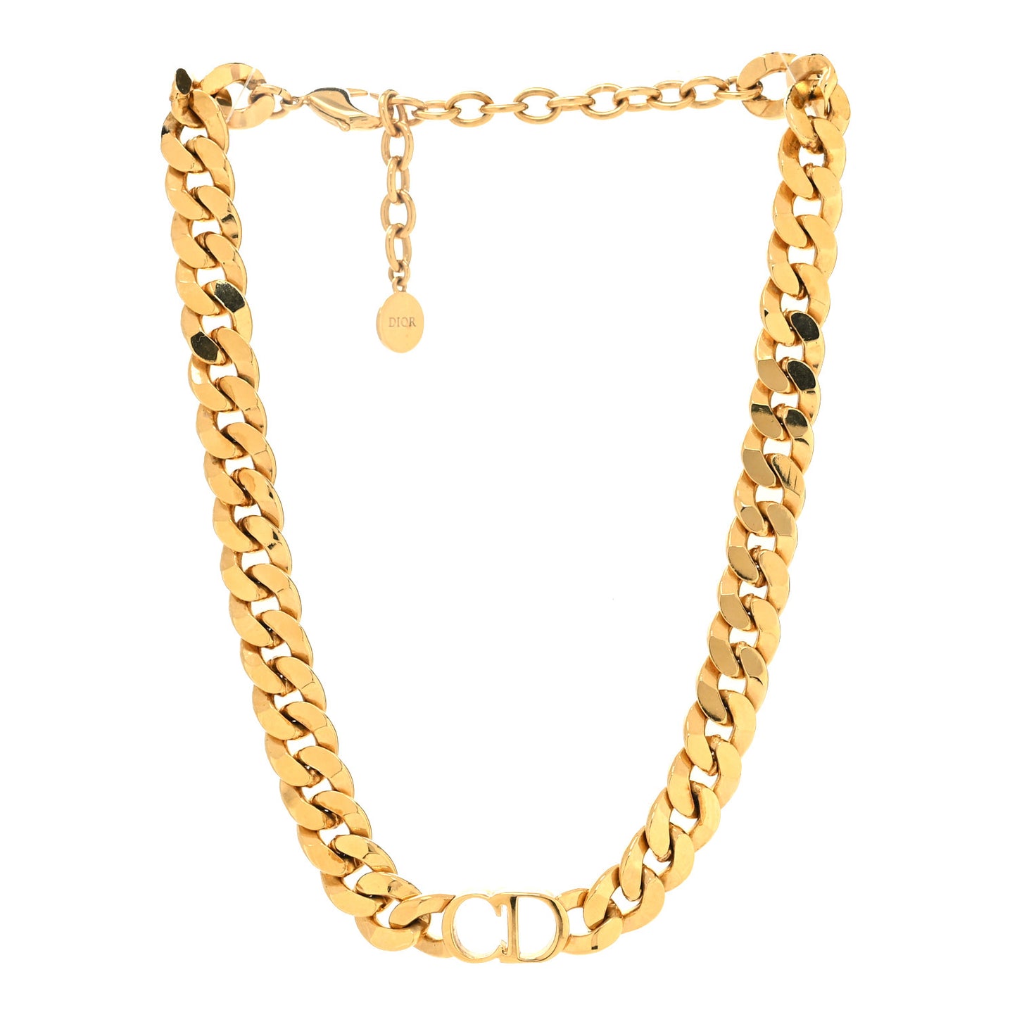Metal Danseuse Etoile Chain Choker Necklace Gold