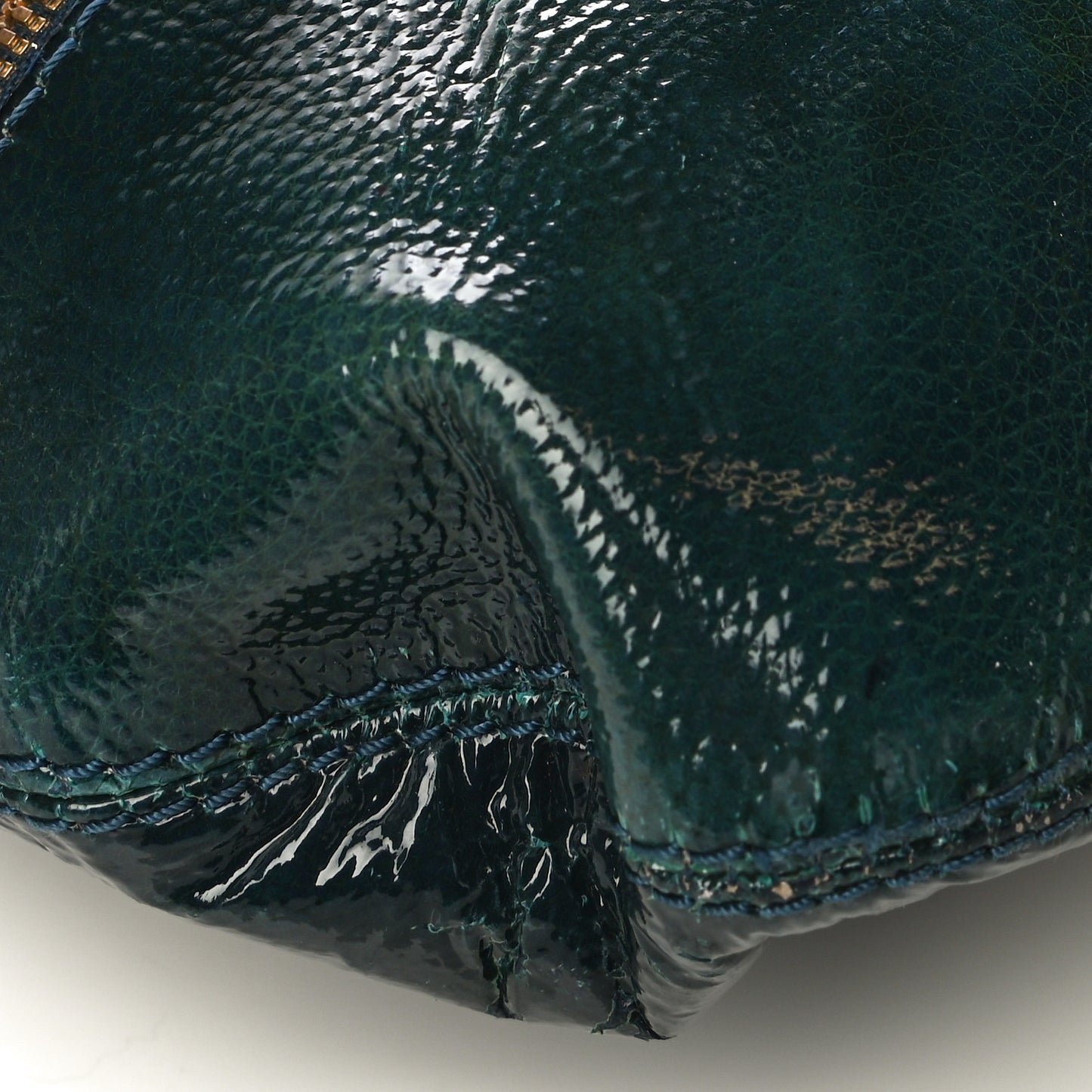 Patent Suede Mona Tote Green