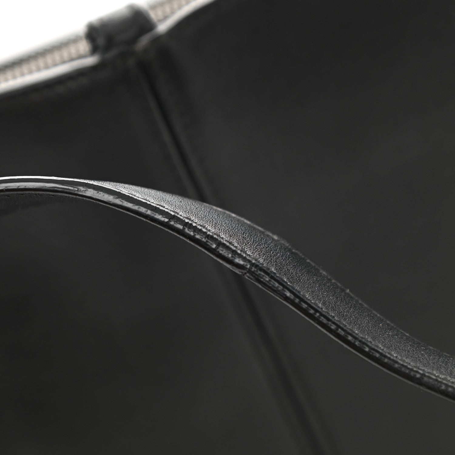 Celine Baby Grained Calfskin Medium Tri-Fold Bag Black 15 of 18