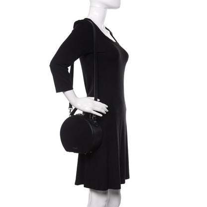 Saint Laurent Calfskin Small Mica Hat Box Black 2 of 10