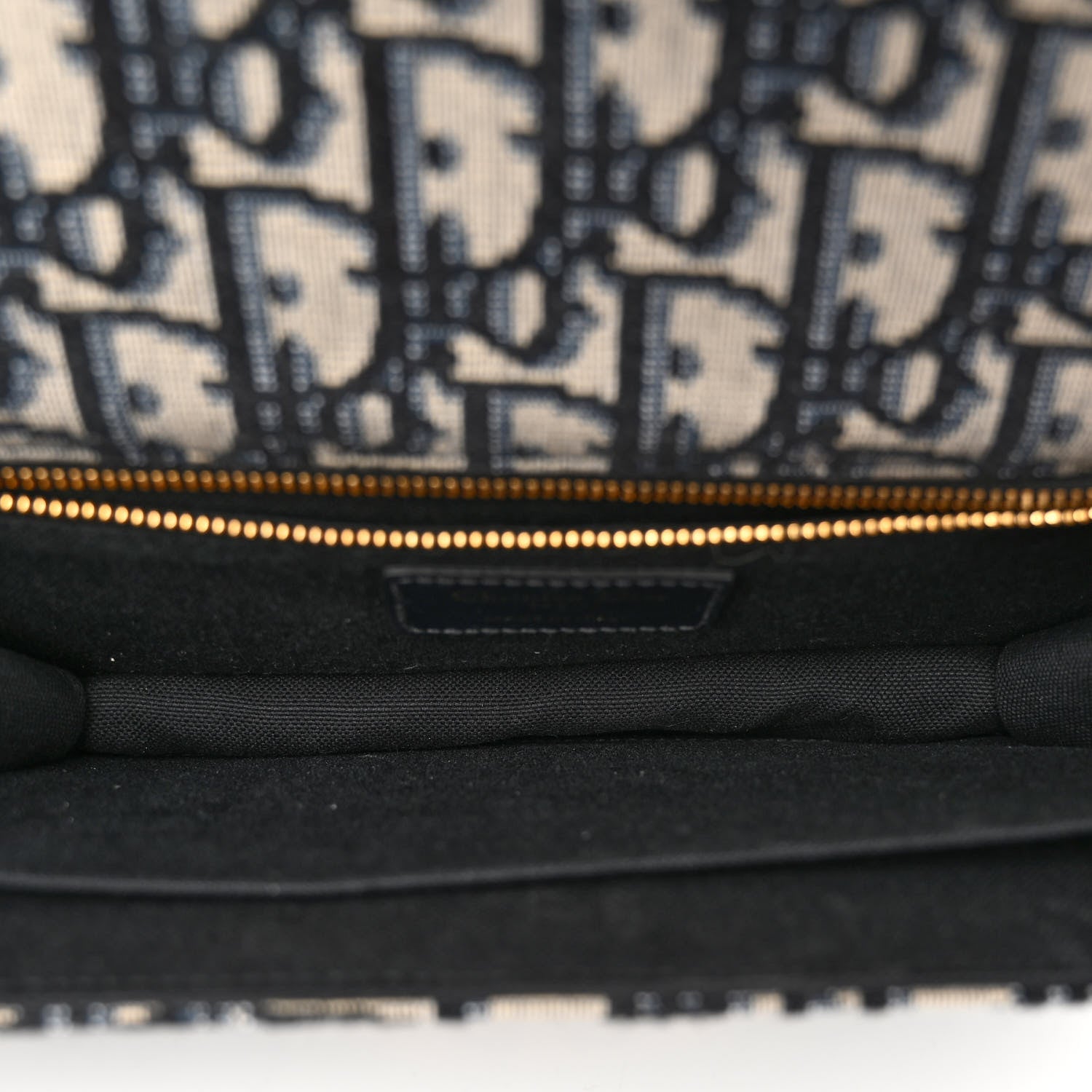 Christian Dior Oblique 30 Montaigne Chain Flap Bag Blue 5 of 9