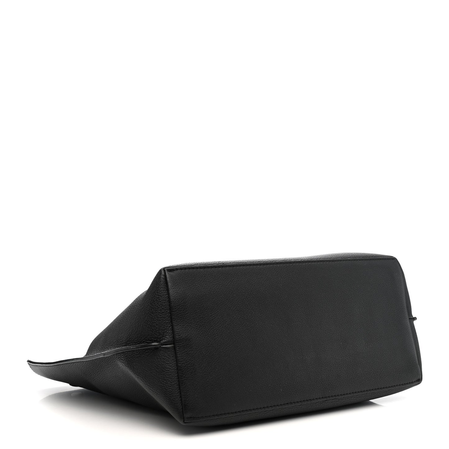Calfskin Lockme Go Tote Black