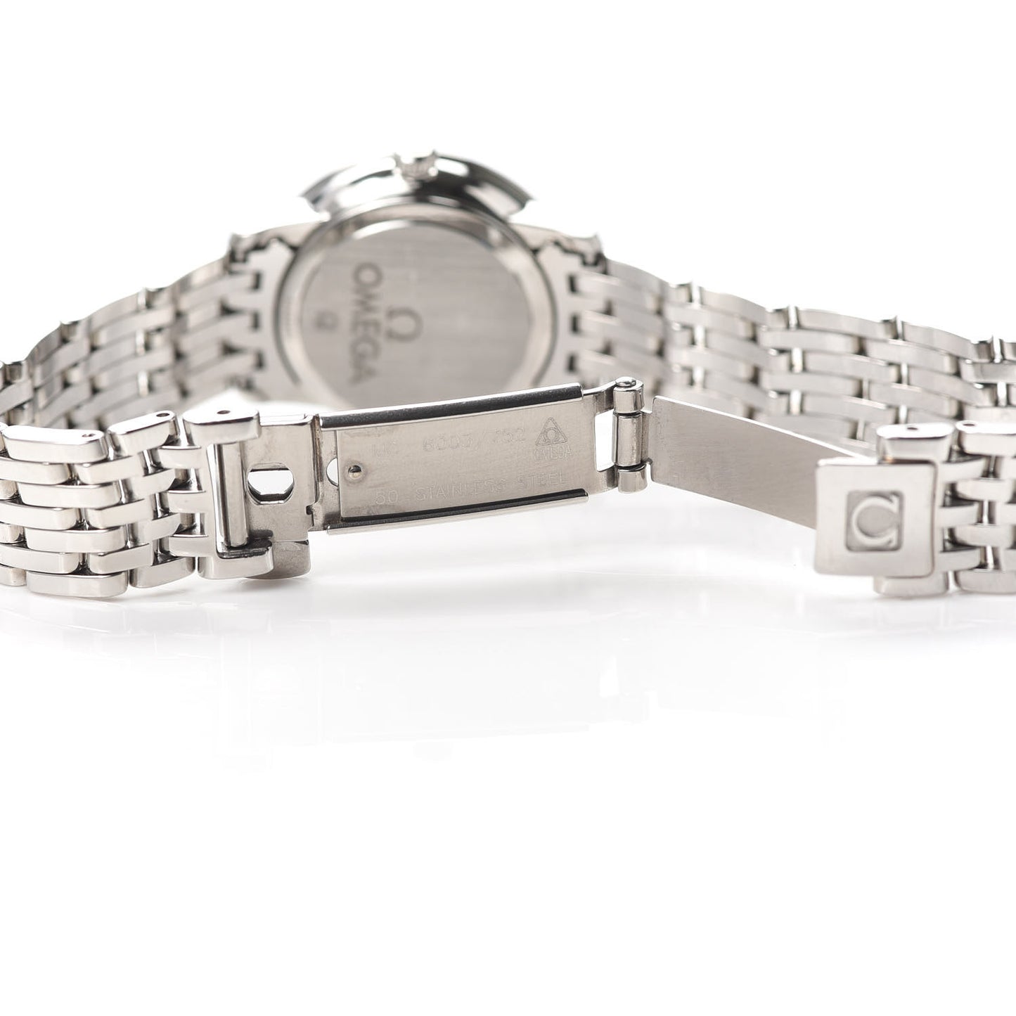 Stainless Steel Mother of Pearl 24mm De Ville Prestige Quartz Watch 424.10.24.60.05.001