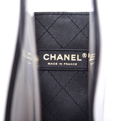 Chanel Lambskin PVC Medium Coco Sand Flap Black 9 of 16