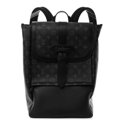 Louis Vuitton Monogram Eclipse Saumur Backpack 1 of 9