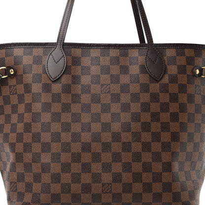 Louis Vuitton Damier Ebene Neo Neverfull MM Rose Ballerine 10 of 26