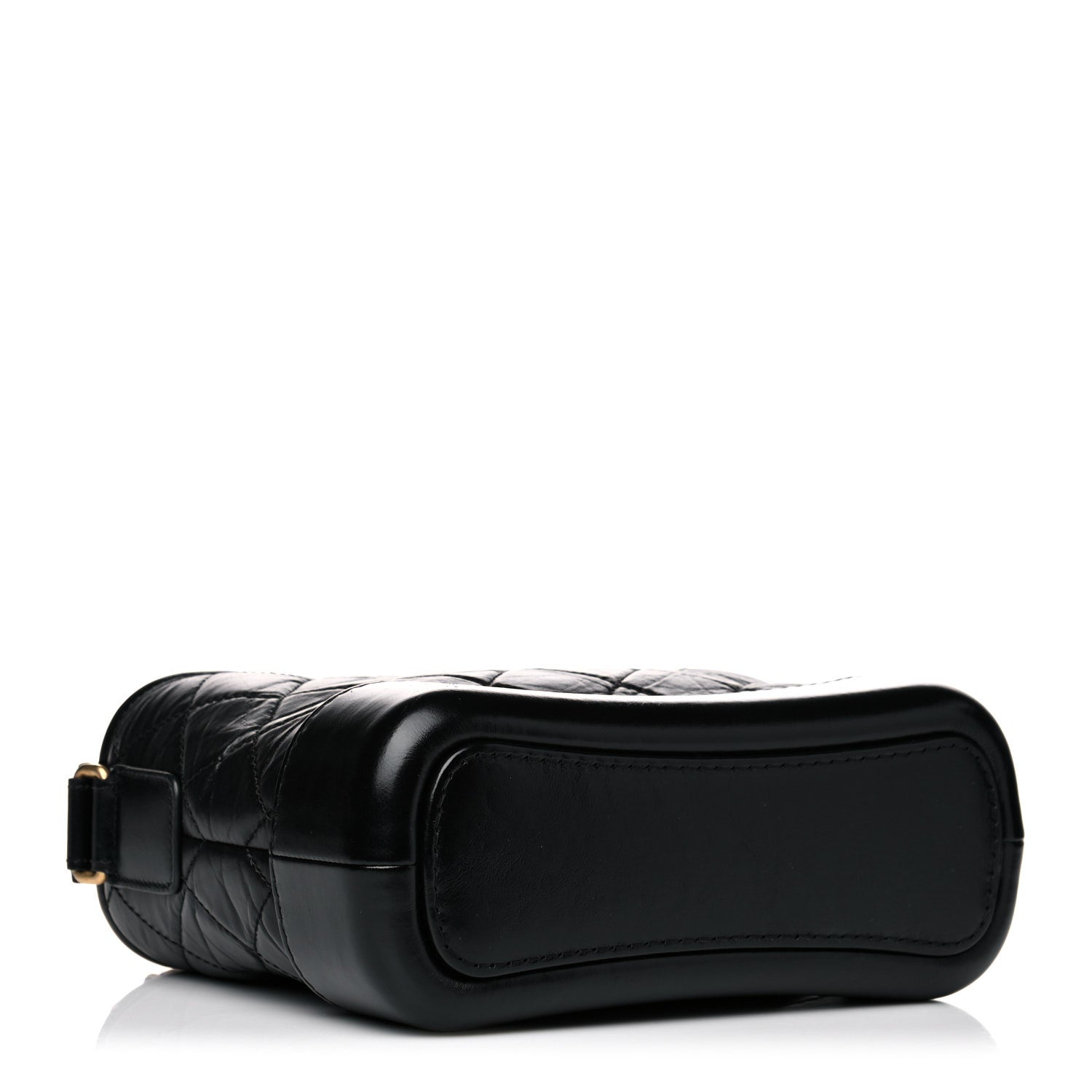 Chanel Aged Calfskin Quilted Small Gabrielle Hobo Black 4 of 16