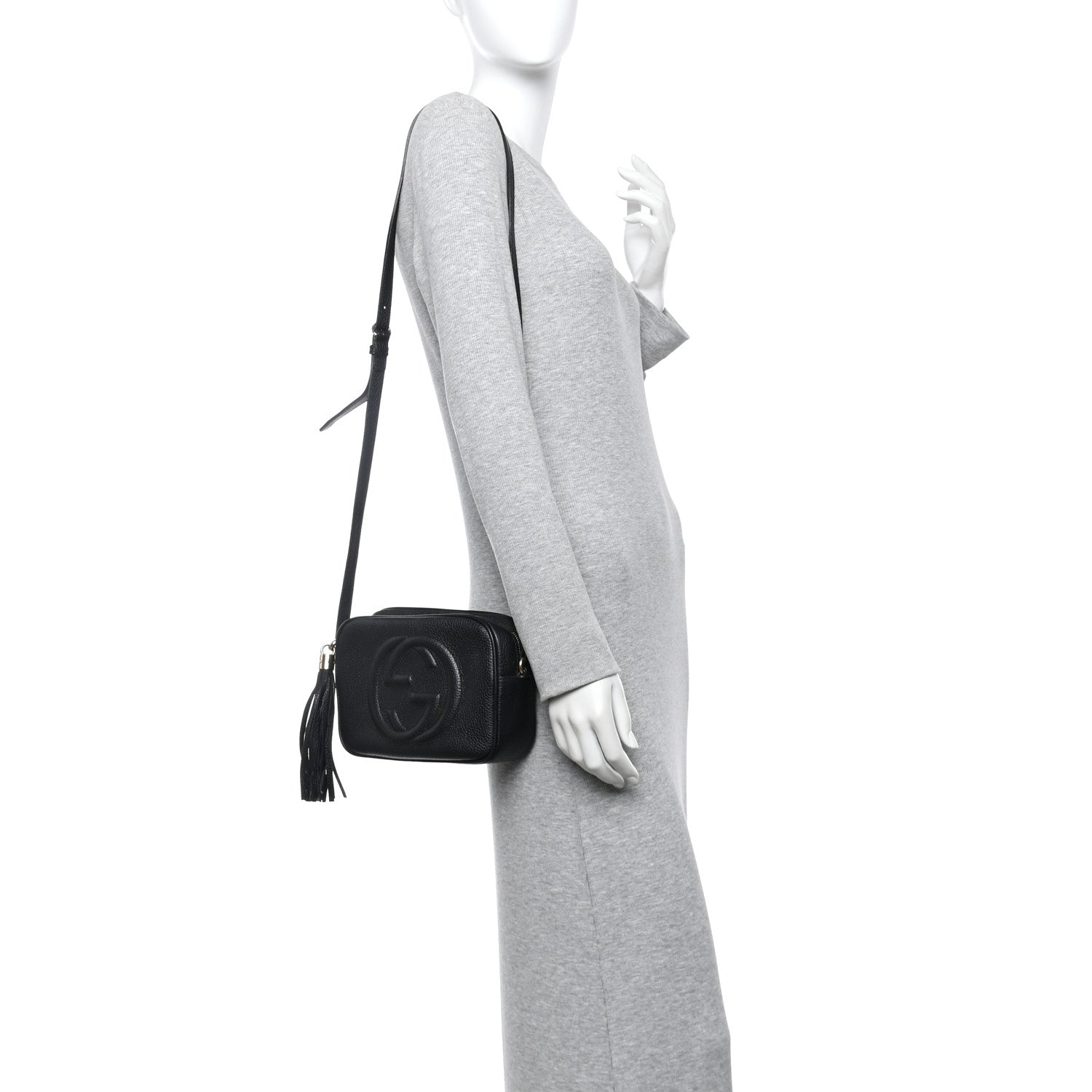 Gucci Pebbled Calfskin Small Soho Disco Bag Black 2 of 9