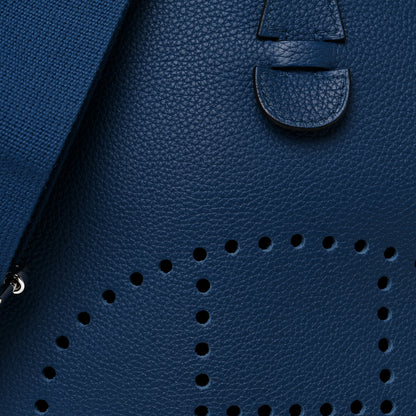 Hermes Taurillon Clemence Evelyne III PM Deep Blue 6 of 10