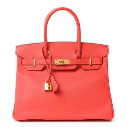 Hermes Epsom Birkin 30 Rouge Pivoine 1 of 10