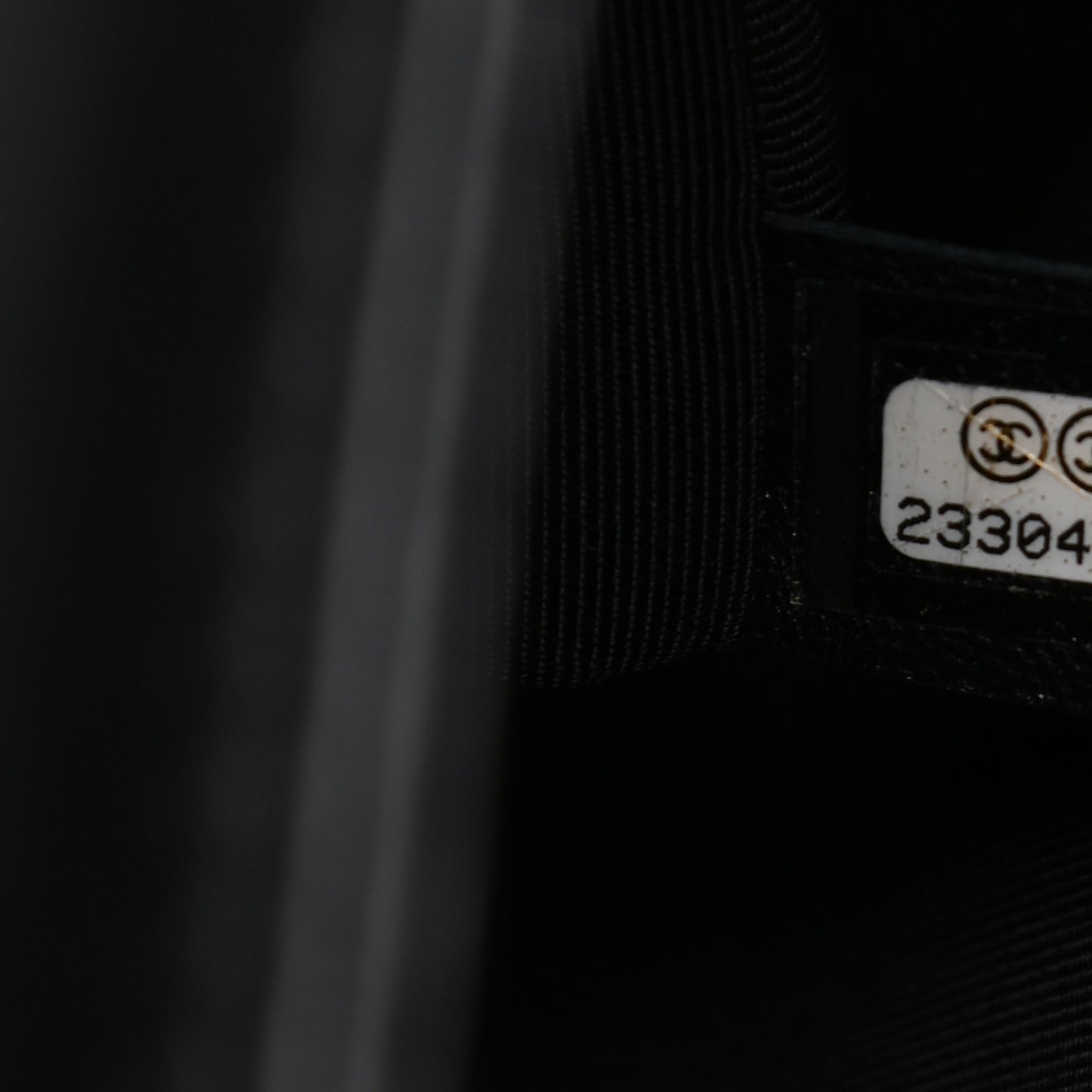 Lambskin Quilted Large Boy Flap Black