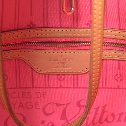 Louis Vuitton Monogram Roses Neverfull MM 6 of 12