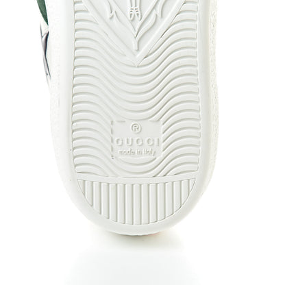 Gucci Calfskin Ayers Web Star Embroidered Mens Ace Sneakers 5.5 White Multi 8 of 10