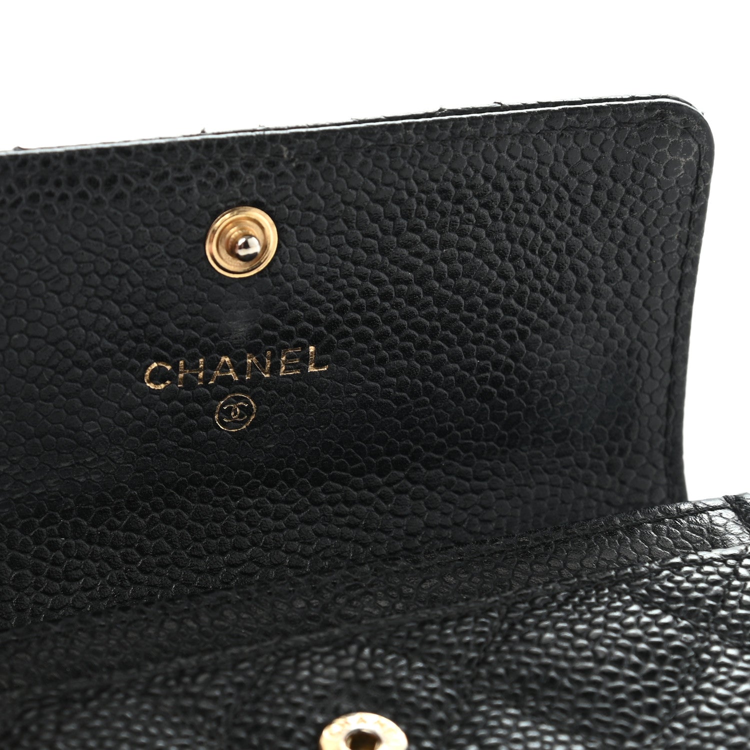 Chanel Caviar Quilted Flap Card Holder Black 9 of 17