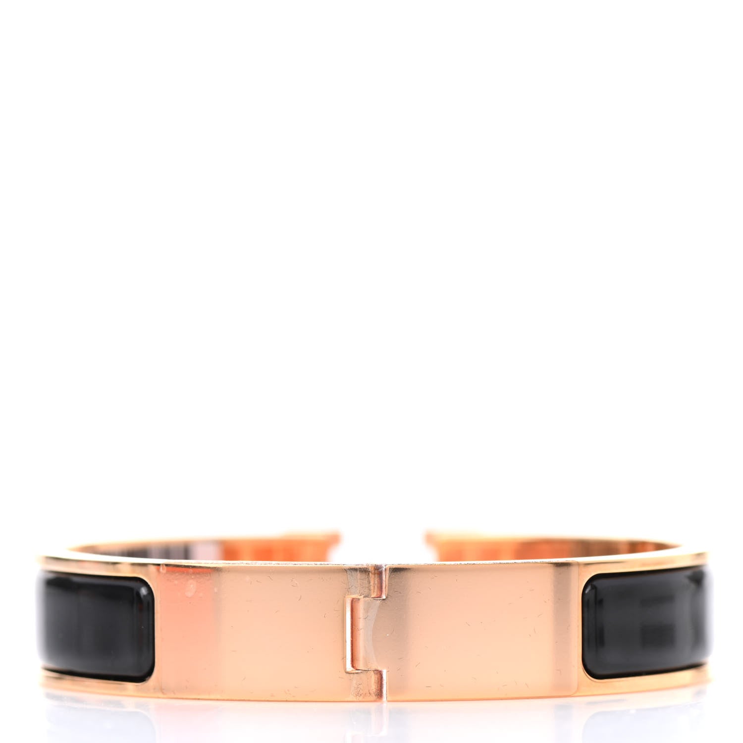 Hermes Enamel Narrow Clic Clac H Bracelet PM Black 3 of 8