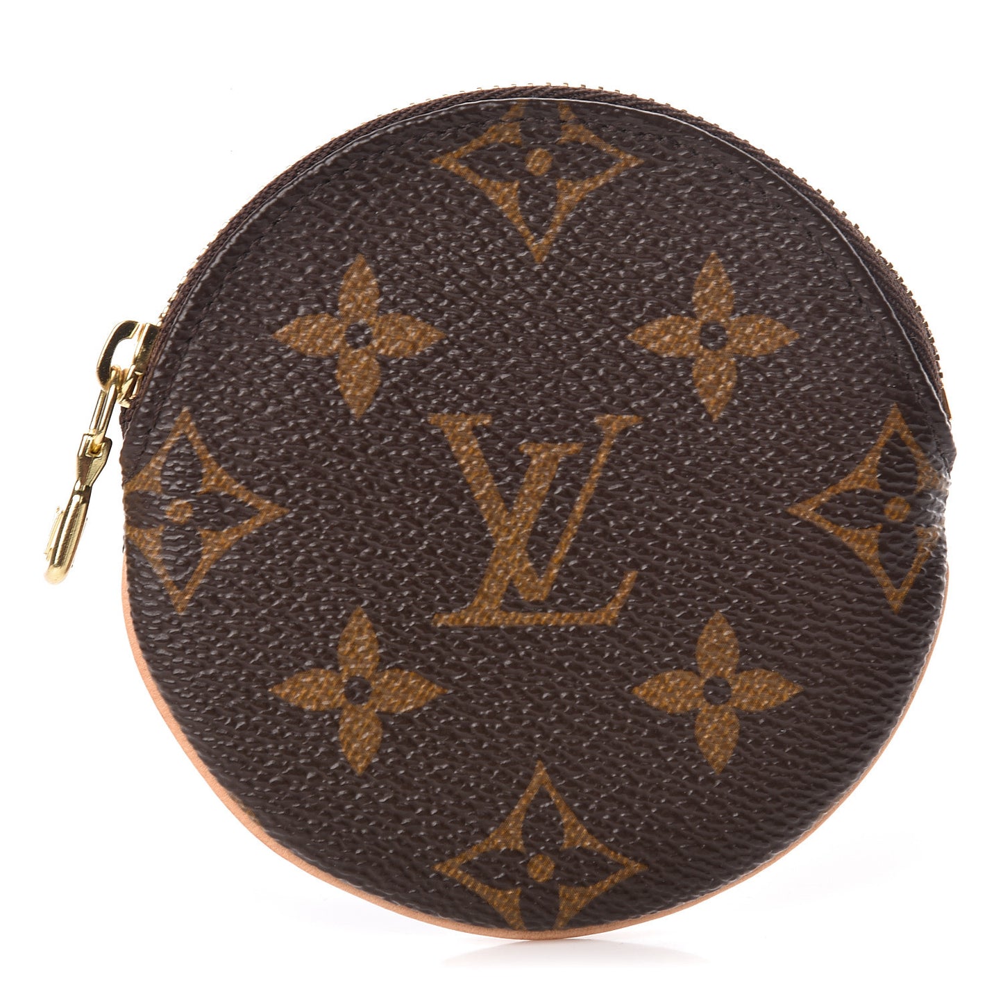 Monogram Round Coin Purse
