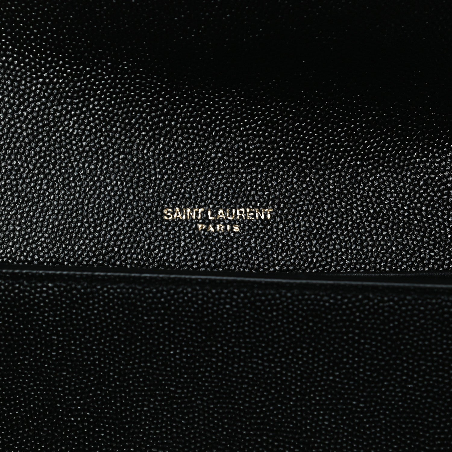 Saint Laurent Grain De Poudre Uptown Chain Wallet Black 7 of 9