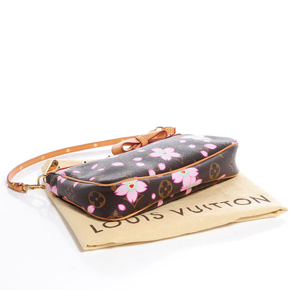 Louis Vuitton Monogram Cherry Blossom Pochette Accessories Brown 4 of 7