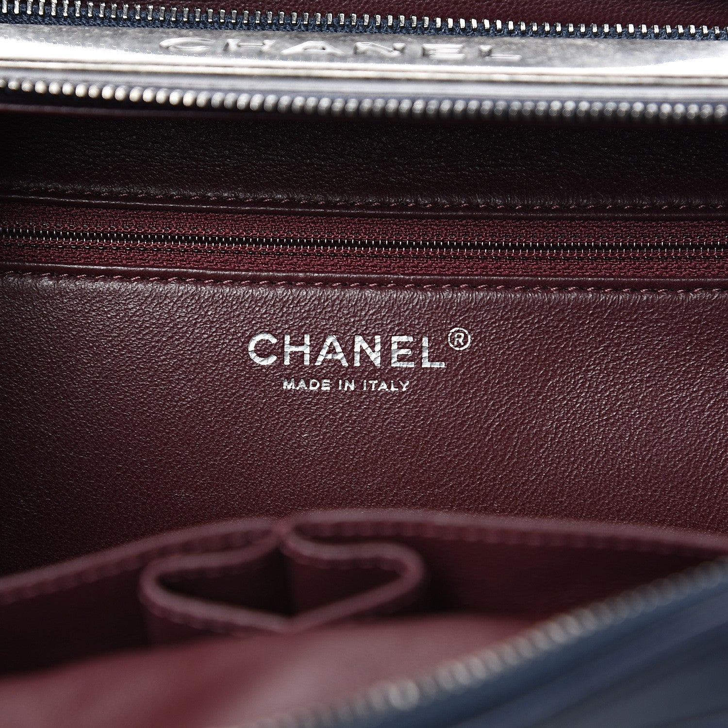 Chanel Lambskin Quilted Medium Trendy CC Bowling Bag Navy 5 of 12