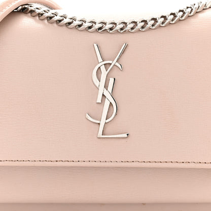 Saint Laurent Calfskin Monogram Sunset Chain Wallet Light Pink 7 of 17