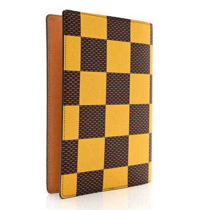 Louis Vuitton Damier Pop Auguste Notebook Cover Yellow 3 of 8