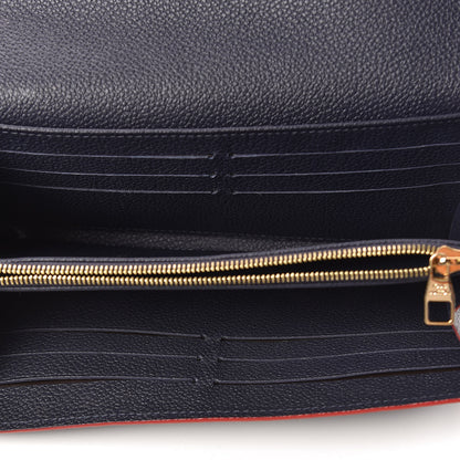 Louis Vuitton Empreinte Sarah Wallet NM Marine Rouge 5 of 11
