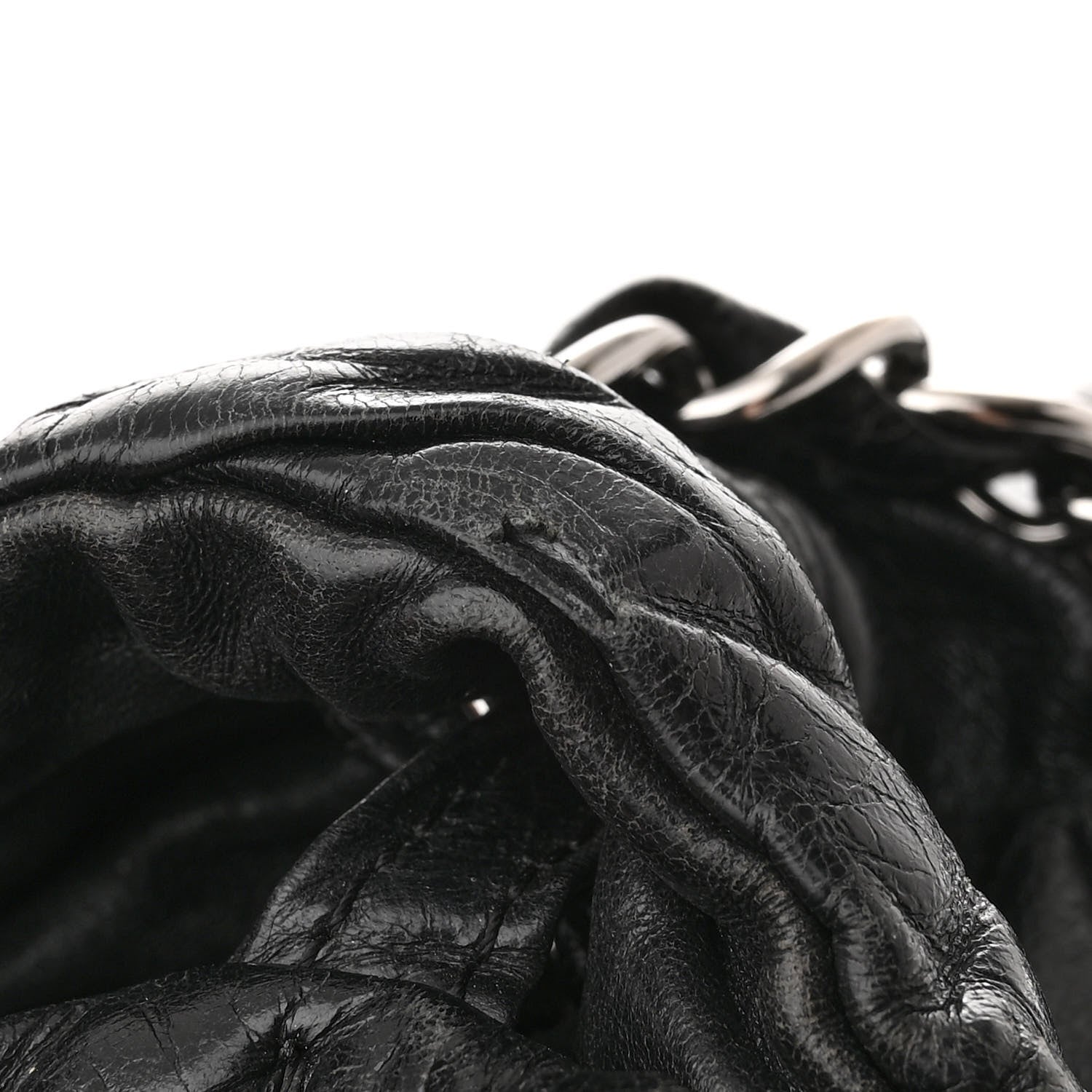 Chanel Glazed Calfskin Twisted Maxi Flap Black 10 of 11