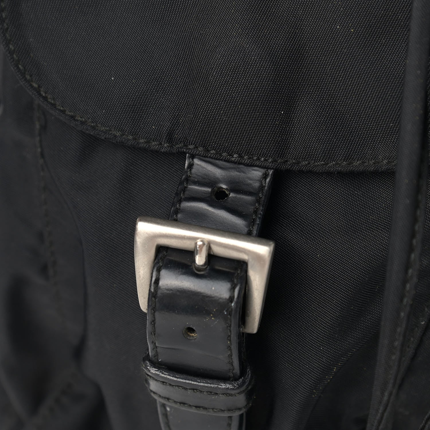 Prada Nylon Vela Medium Backpack Black 10 of 13
