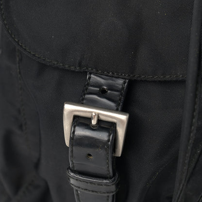 Prada Nylon Vela Medium Backpack Black 10 of 13