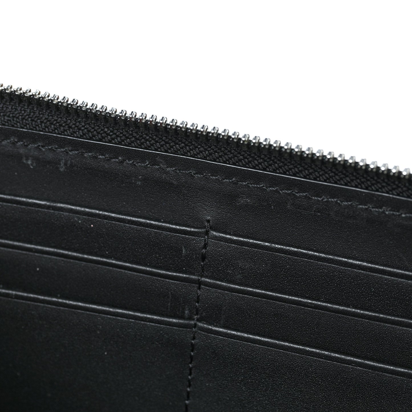Visetos Large Zip Around Wallet Black