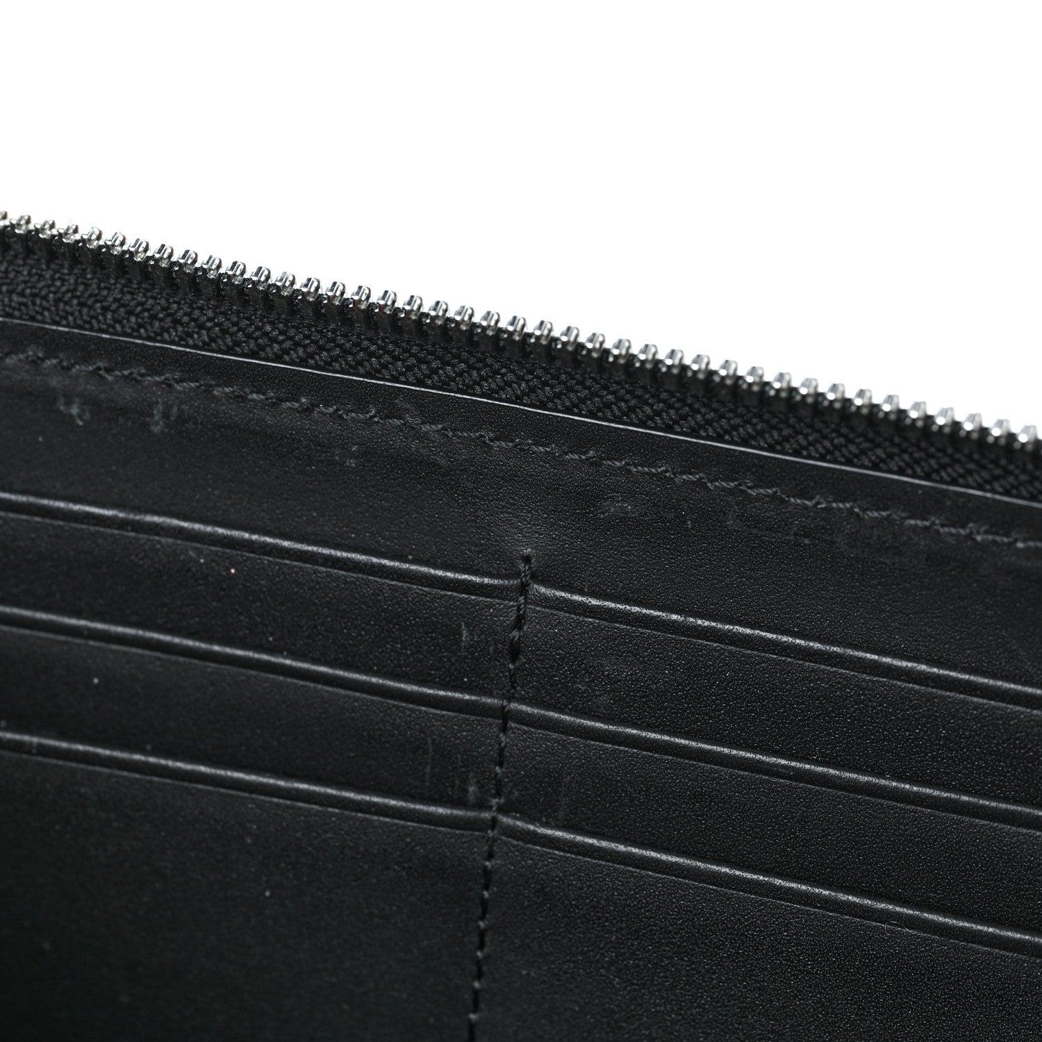 MCM Visetos Large Zip Around Wallet Black 7 of 7