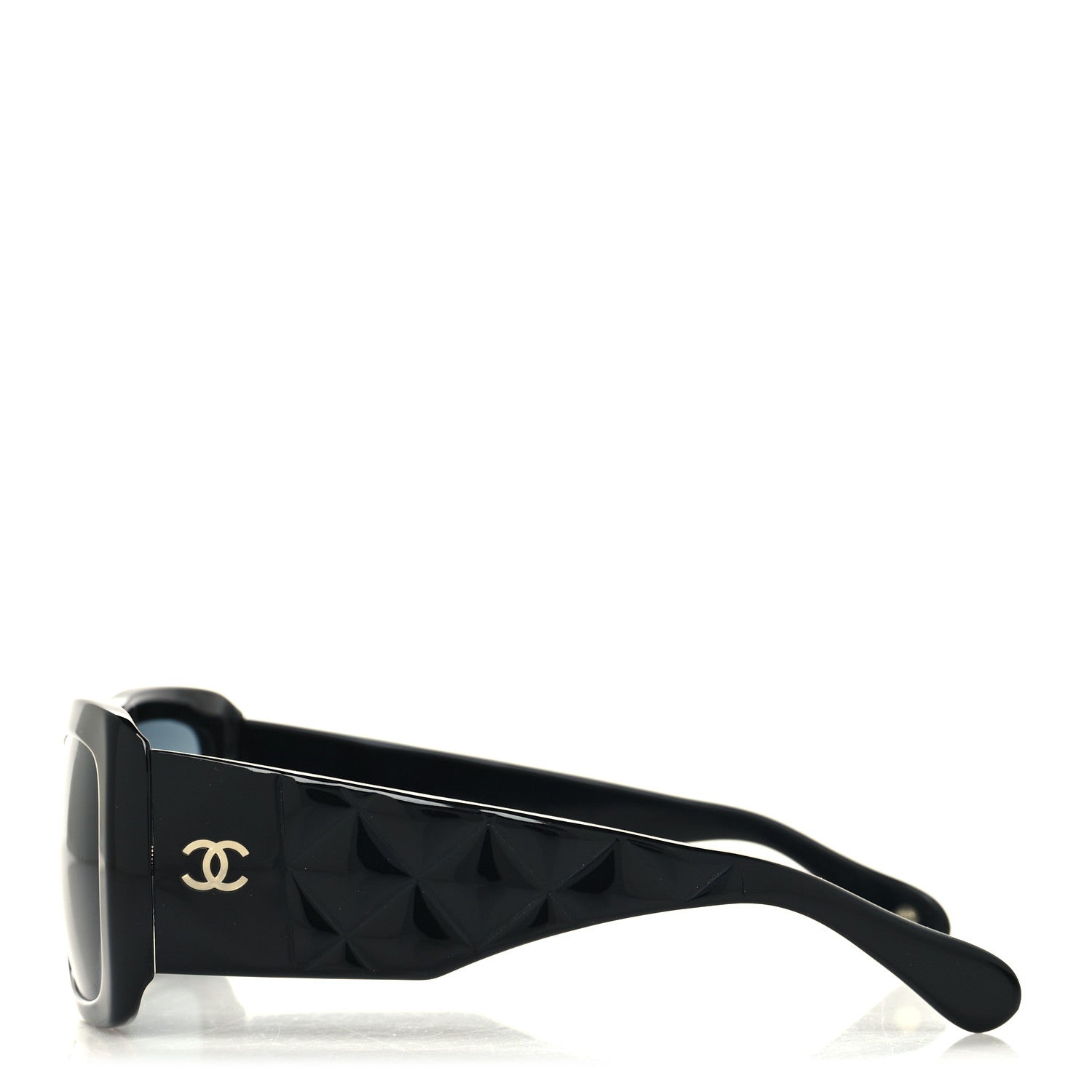 Chanel Acetate Quilted Sunglasses 5019 Black 3 of 7