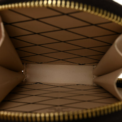 Louis Vuitton Calfskin Catogram Micro Boite Chapeau Marron 5 of 6