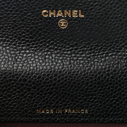 Chanel Caviar Quilted Flap Card Holder Black 6 of 8