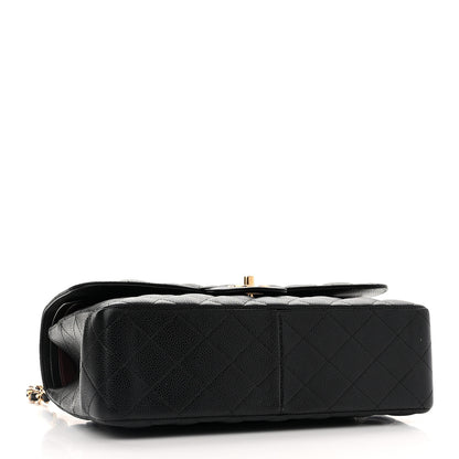 Chanel Caviar Quilted Jumbo Double Flap Black 4 of 10