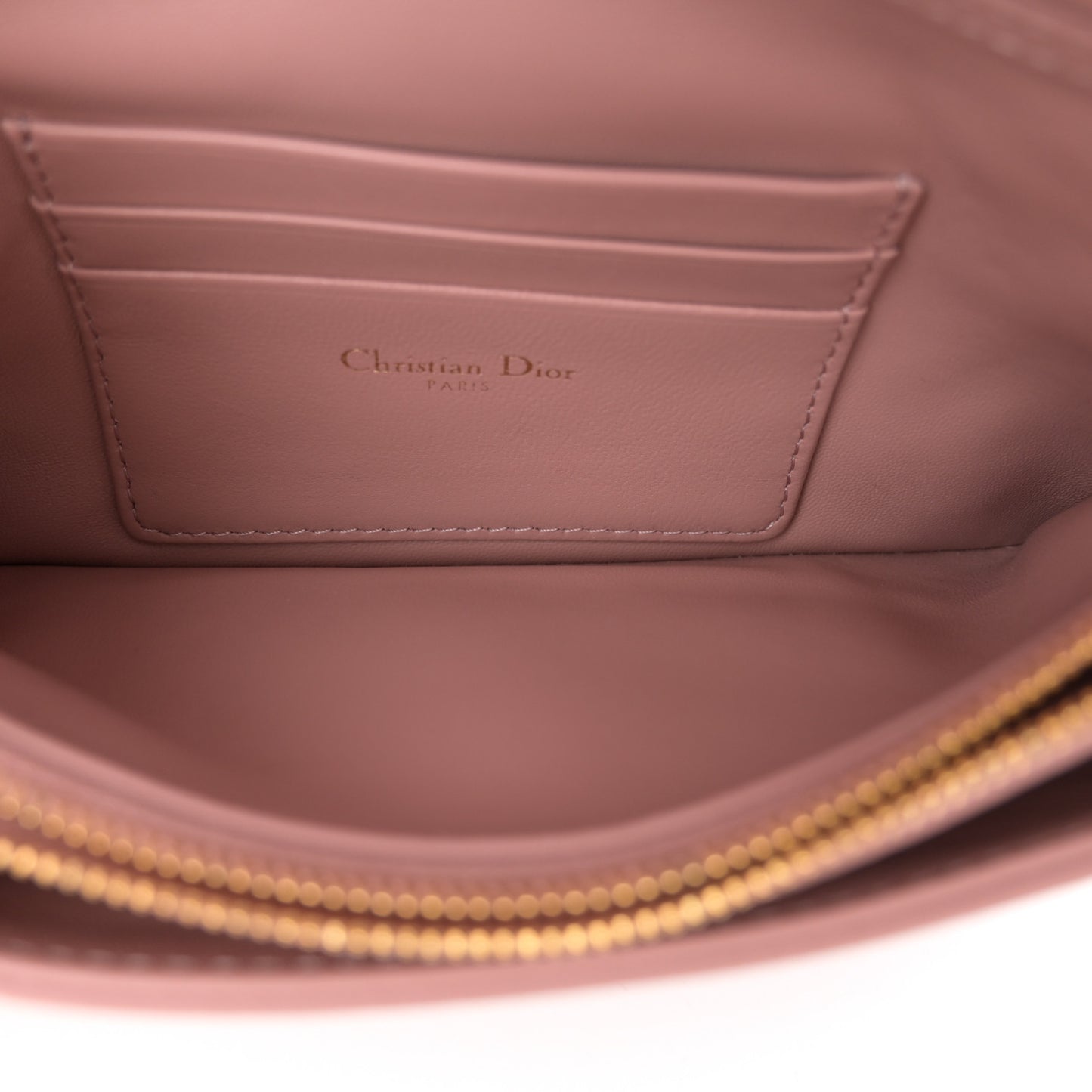 Calfskin Macrocannage Mini Caro Bag Old Rose