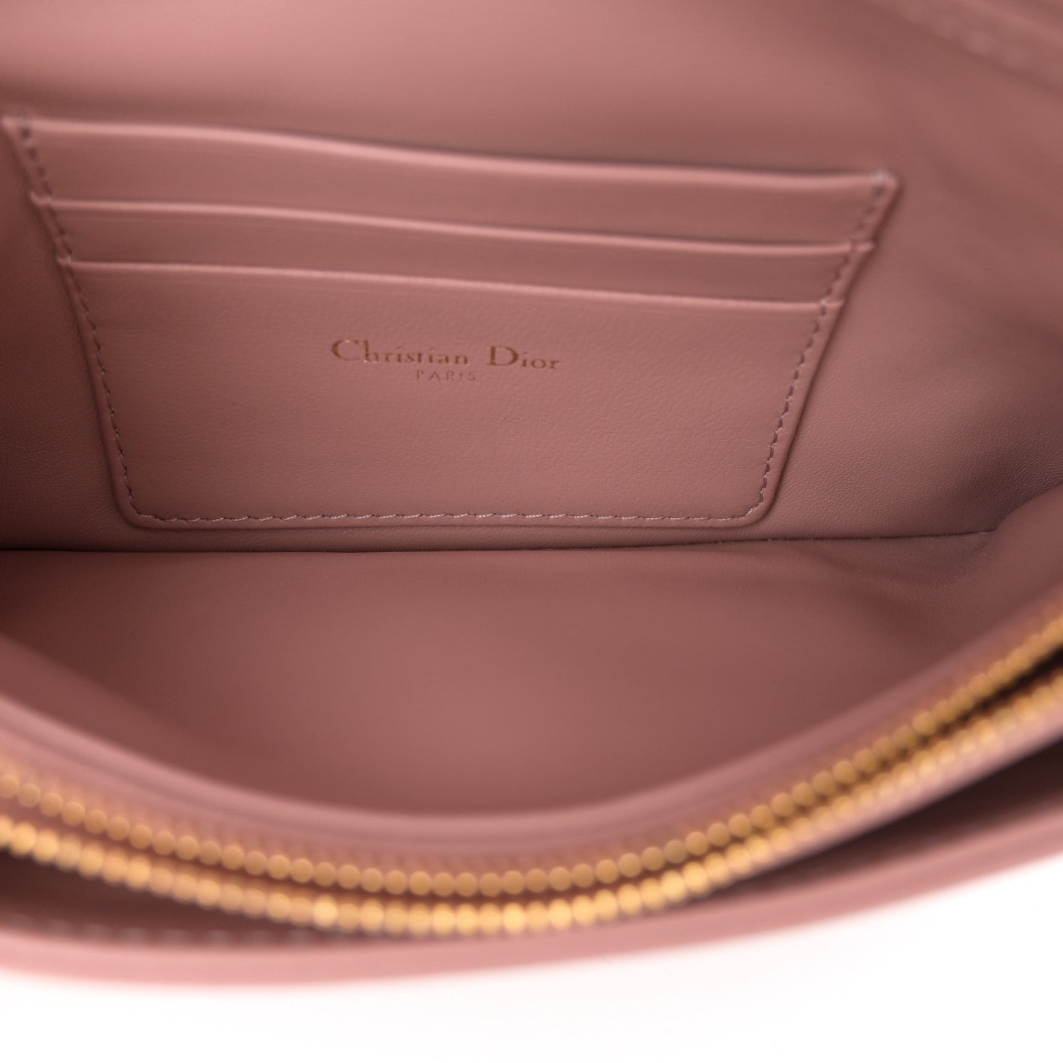Christian Dior Calfskin Macrocannage Mini Caro Bag Old Rose 5 of 10