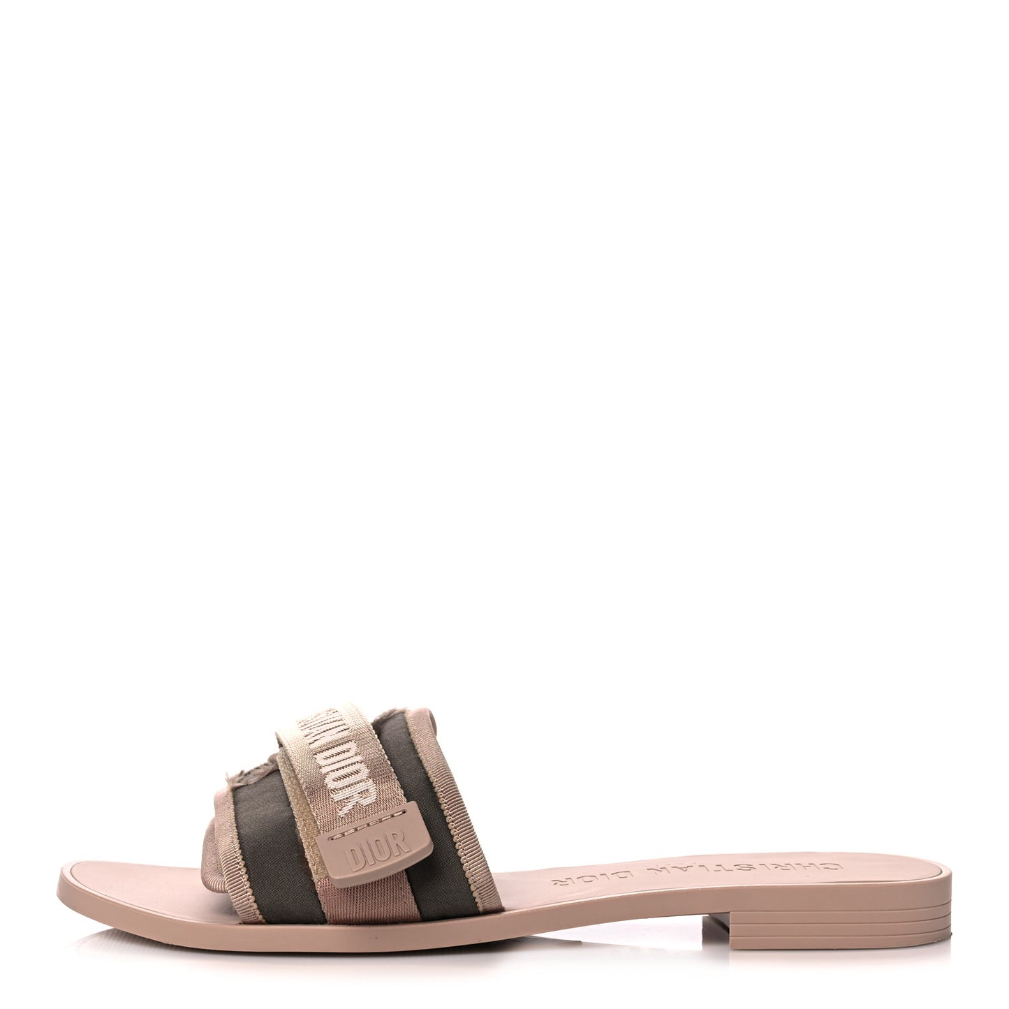 Nylon Camouflage Dio(r)evolution Slide Sandals 39 Nude