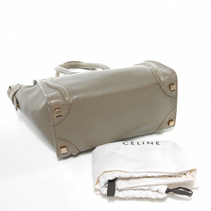 Celine Smooth Calfskin Micro Luggage Camel 9 of 9