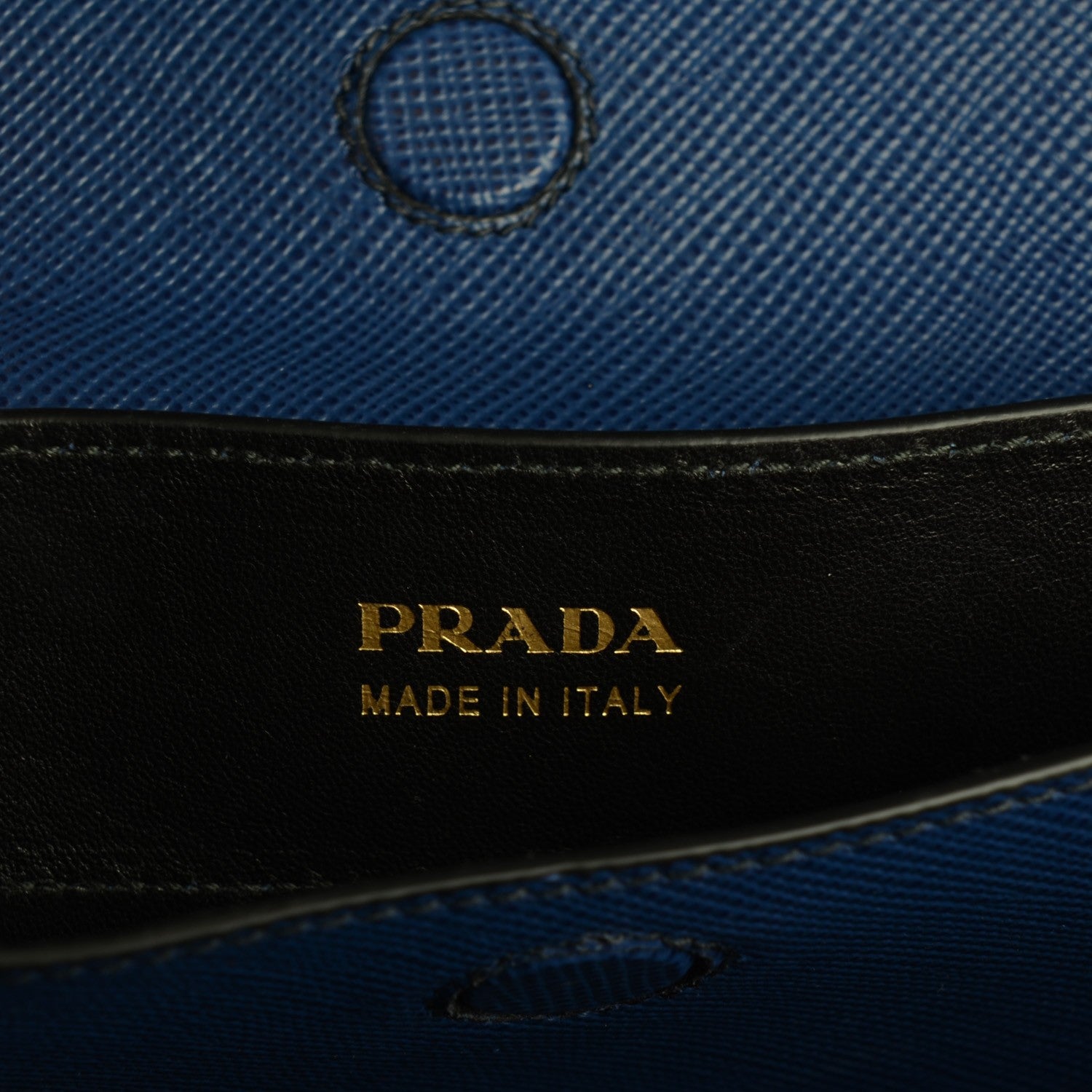 Prada Saffiano Cuir Medium Double Bag Inchiostro 10 of 11