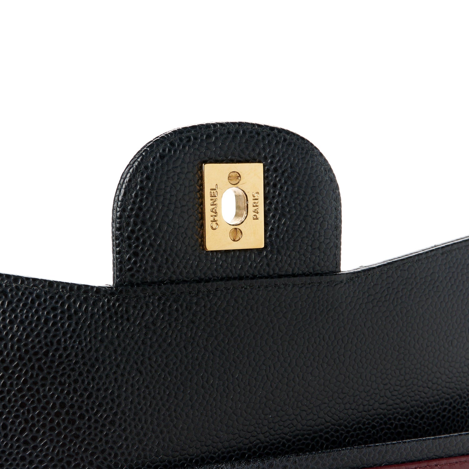 Chanel Caviar Quilted Jumbo Double Flap Black 7 of 11