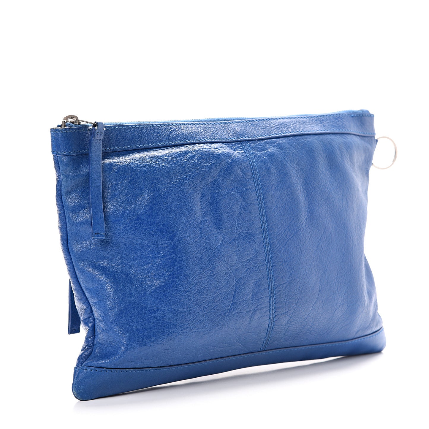 Agneau Arena Classic Hardware Medium Clip Bleu Lazuli