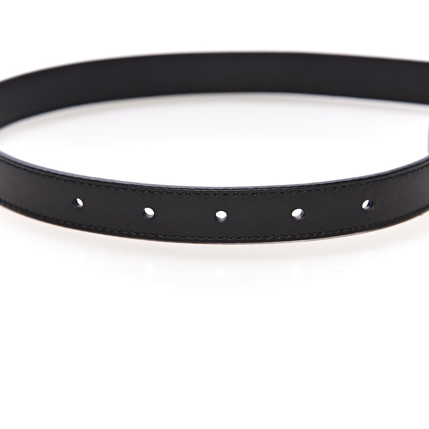 Calfskin Double G 20mm Belt 65 26 Black