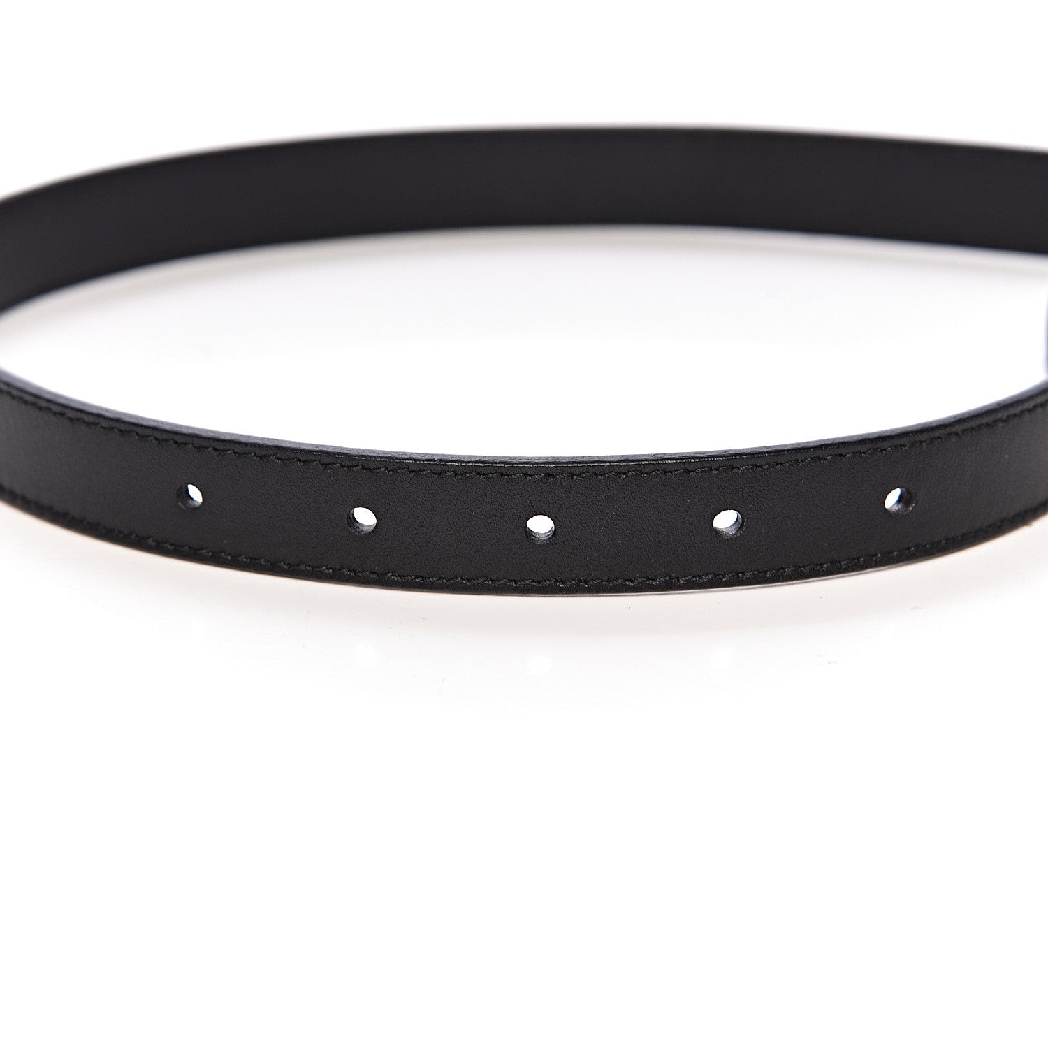 Gucci Calfskin Double G 20mm Belt 65 26 Black 5 of 6