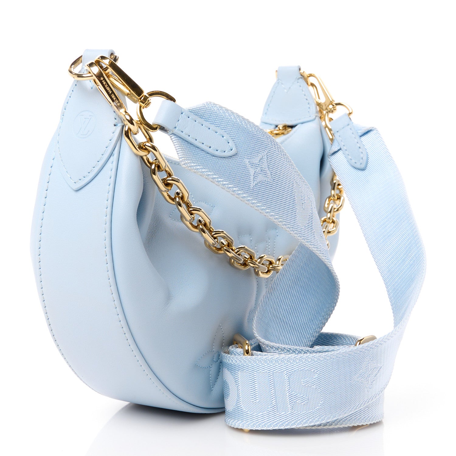 Louis Vuitton Calfskin Bubblegram Over The Moon Ice Blue 3 of 10